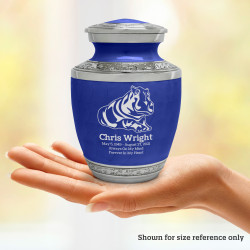 Hippo Sharing Urn - Royal Blue