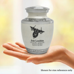 SR71 Jet Sharing Urn - Radiant White