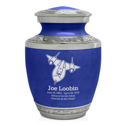 SR71 Jet Sharing Urn - Royal Blue