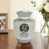 Virgin Mary Sharing Urn - Radiant White