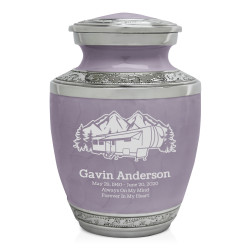 Fifth Wheel Camper Sharing Urn - Regal Purple