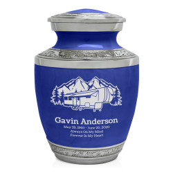 Fifth Wheel Camper Sharing Urn - Royal Blue