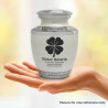 4 Leaf Clover Sharing Urn - Radiant White