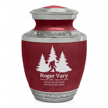 Sasquatch Sharing Urn - Rose Red