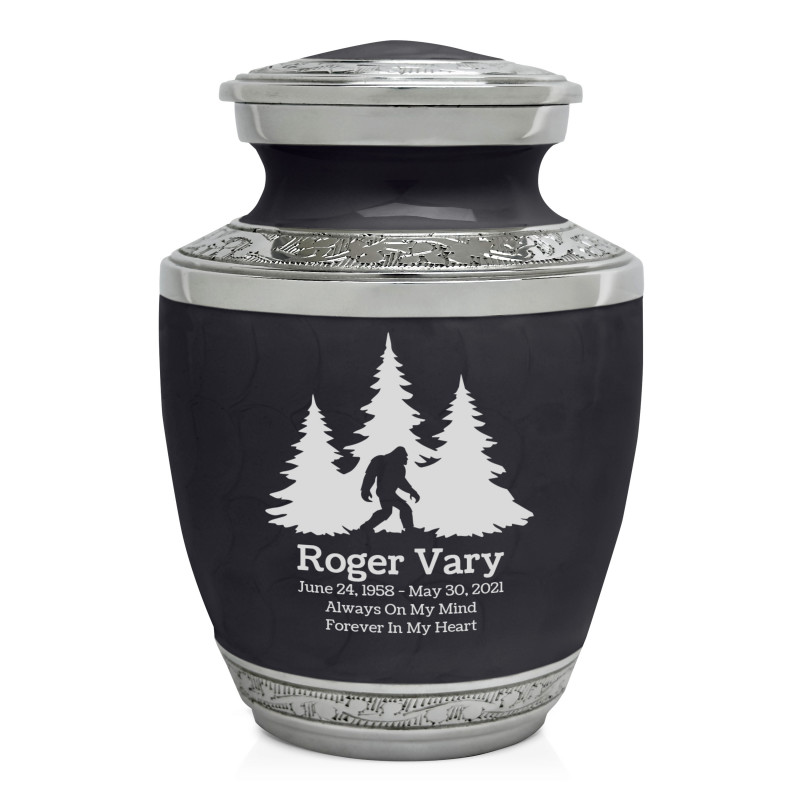 Sasquatch Sharing Urn - Ebony Black