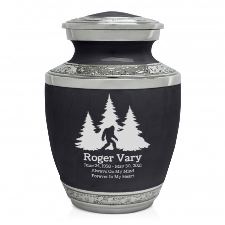 Sasquatch Sharing Urn - Ebony Black