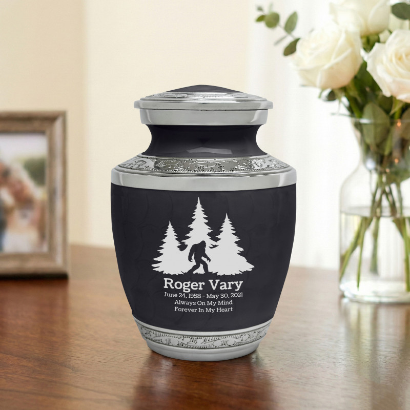 Sasquatch Sharing Urn - Ebony Black