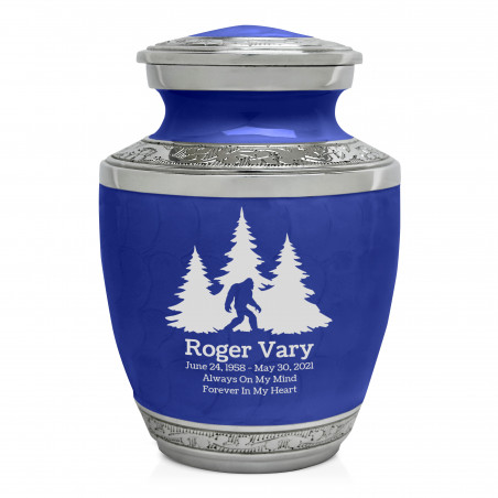 Sasquatch Sharing Urn - Royal Blue