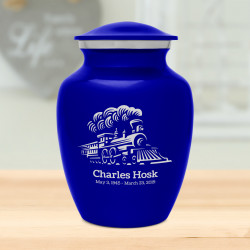 Train Sharing Urn - Midnight Blue