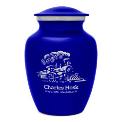 Train Sharing Urn - Midnight Blue