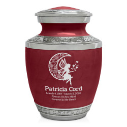 Fairy In the Moon Sharing Urn - Rose Red