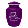 Train Sharing Urn - Purple Luster