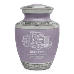 Dumping Truck Sharing Urn - Regal Purple