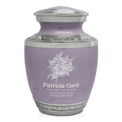 Rose Buds Sharing Urn - Regal Purple