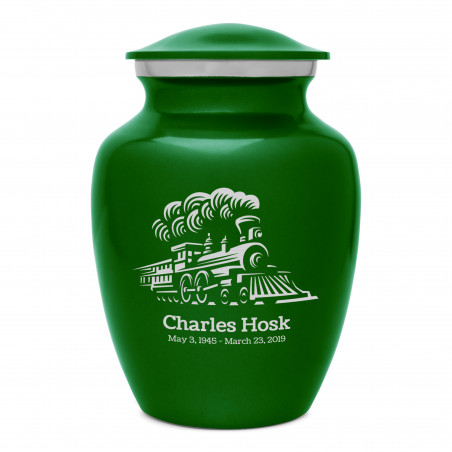 Train Sharing Urn - Shamrock Green