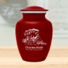 Train Sharing Urn - Ruby Red