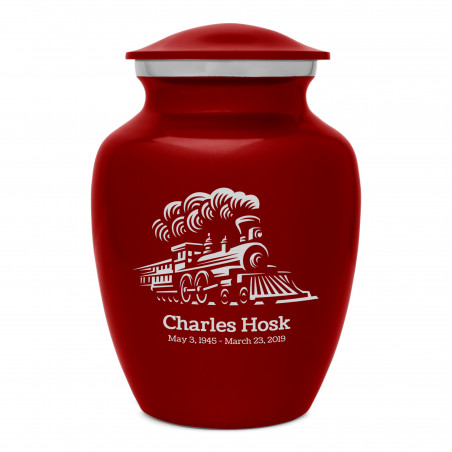Train Sharing Urn - Ruby Red