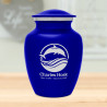 Dolphin Sharing Urn - Midnight Blue