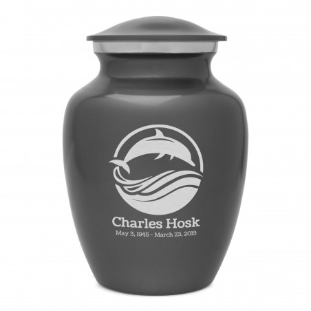 Dolphin Sharing Urn - Gunmetal Gray