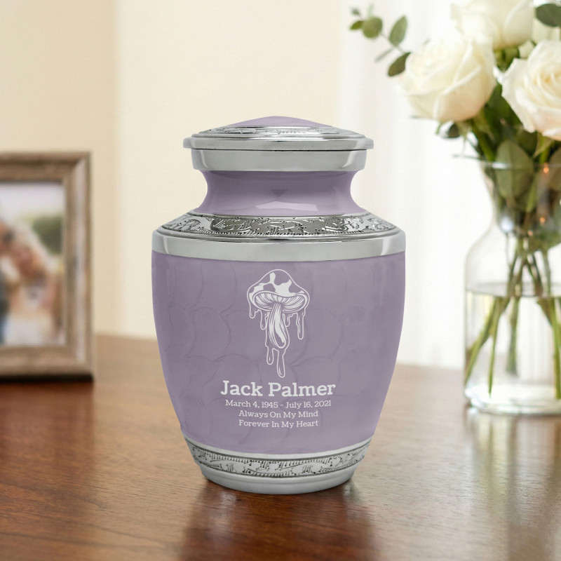 Melting Shrooms Sharing Urn - Regal Purple
