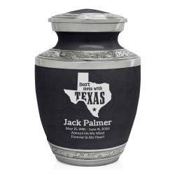 Don't Mess with Texas Sharing Urn - Ebony Black