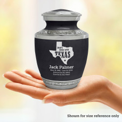 Don't Mess with Texas Sharing Urn - Ebony Black