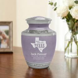 Don't Mess with Texas Sharing Urn - Regal Purple