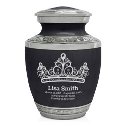 Princess Tiara Sharing Urn - Ebony Black