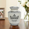 Princess Tiara Sharing Urn - Radiant White