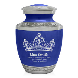 Princess Tiara Sharing Urn - Royal Blue