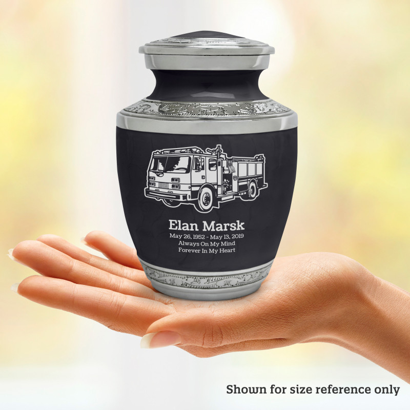 Firetruck Sharing Urn - Ebony Black