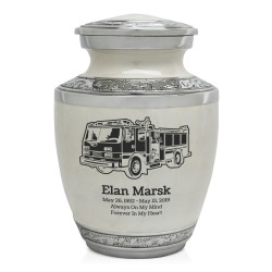 Firetruck Sharing Urn - Radiant White