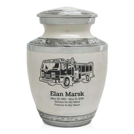 Firetruck Sharing Urn - Radiant White