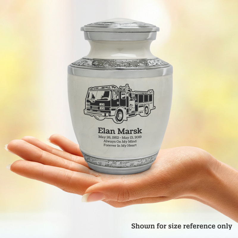 Firetruck Sharing Urn - Radiant White