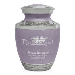 Police Car Sharing Urn - Regal Purple