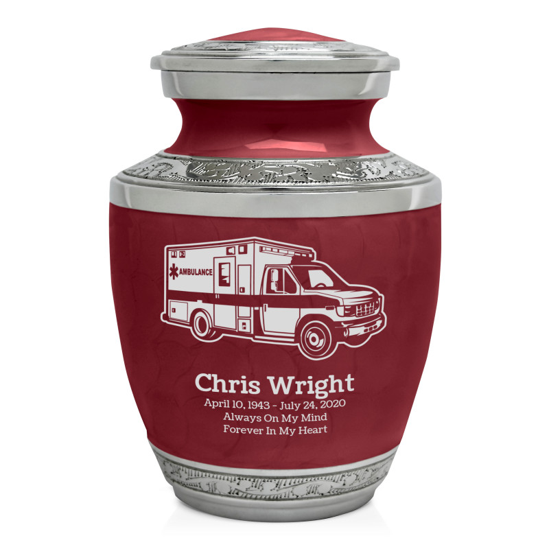 Ambulance Sharing Urn - Rose Red