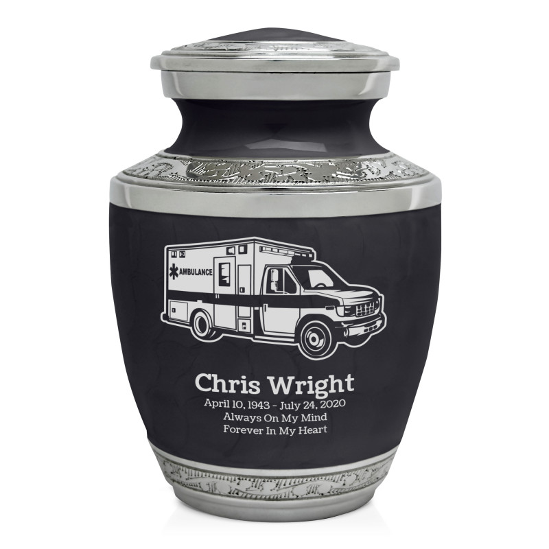Ambulance Sharing Urn - Ebony Black