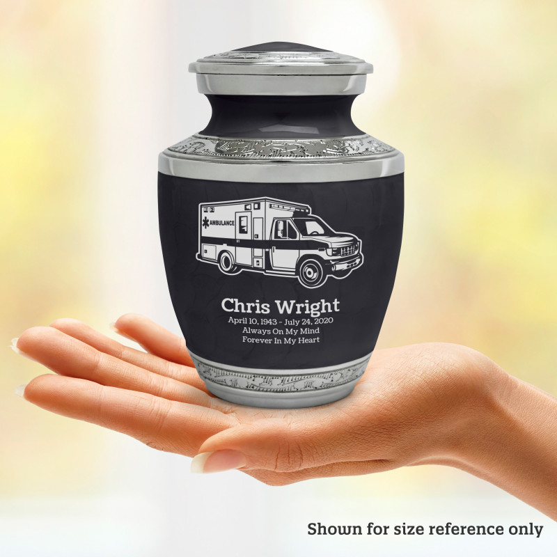 Ambulance Sharing Urn - Ebony Black