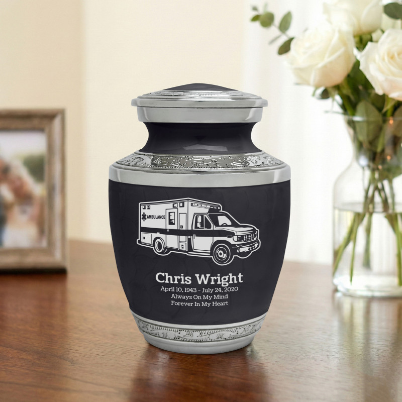 Ambulance Sharing Urn - Ebony Black
