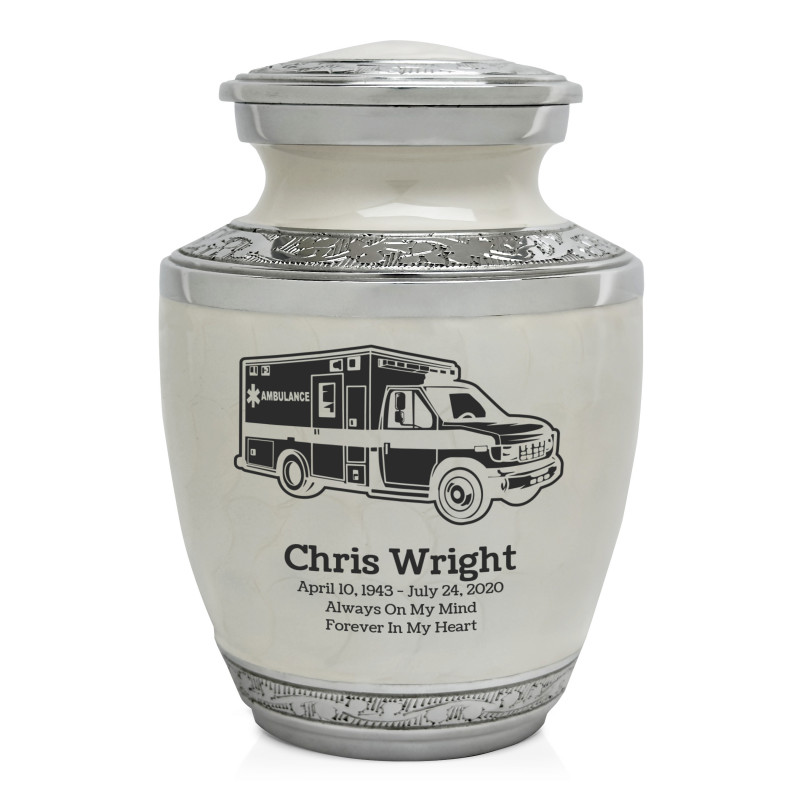 Ambulance Sharing Urn - Radiant White