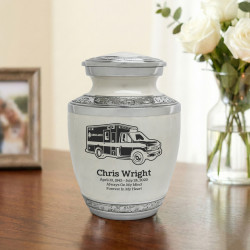 Ambulance Sharing Urn - Radiant White