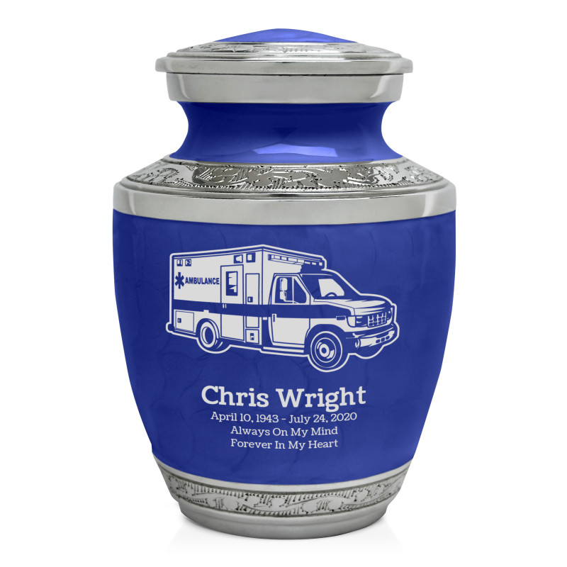 Ambulance Sharing Urn - Royal Blue