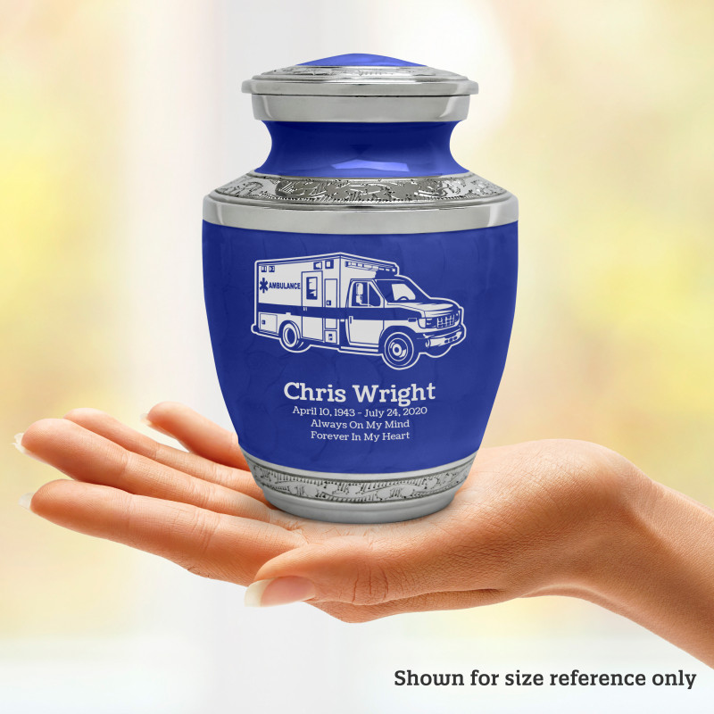 Ambulance Sharing Urn - Royal Blue