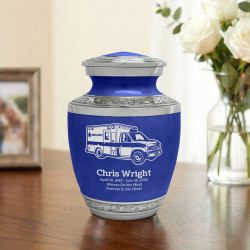 Ambulance Sharing Urn - Royal Blue