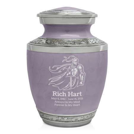 Knight Sharing Urn - Regal Purple