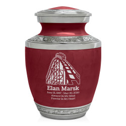 Rollercoaster Sharing Urn - Rose Red