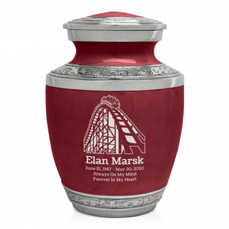 Rollercoaster Sharing Urn - Rose Red