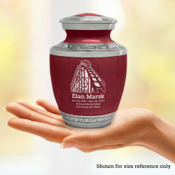 Rollercoaster Sharing Urn - Rose Red