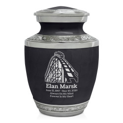 Rollercoaster Sharing Urn - Ebony Black