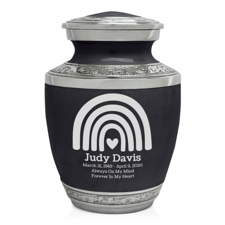 Rainbow Sharing Urn - Ebony Black